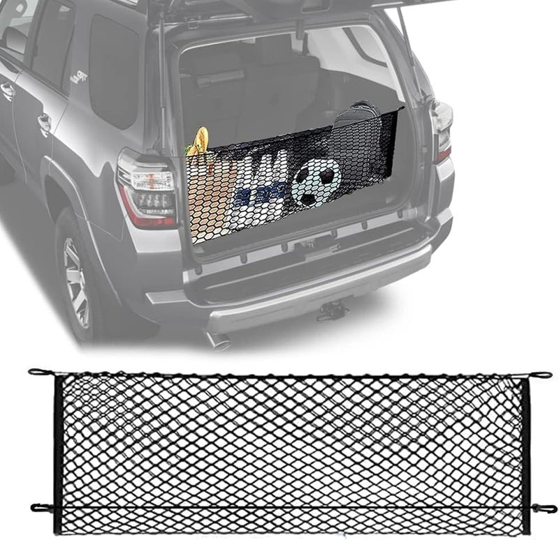 Leezhen Rear Trunk Cargo Net Compatible with Hyundai Santa fe 2013 to 2021 2022 2023 2024 2025 - Image 1